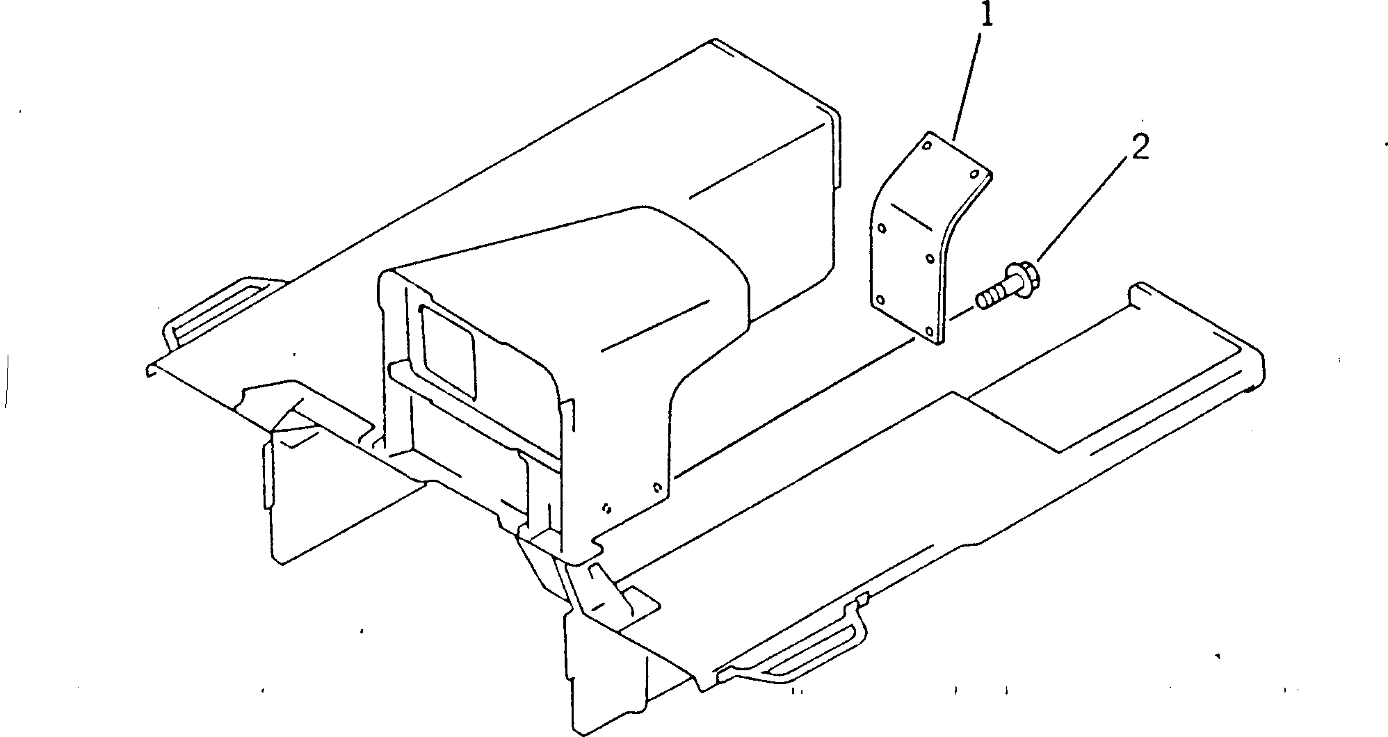 Bulldozers Komatsu / D355A-3X S/N 1010-UP(d355a-0c) / DASHBOARD COVER(#9001-)(150090 : 513E)