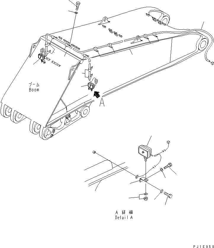 Bulldozers Komatsu / D355A-3X S/N 1010-UP(d355a-0c) / HYDRAULIC  PIPING (GIANT RIPPER)(#1632-3299)(210090 : 728)