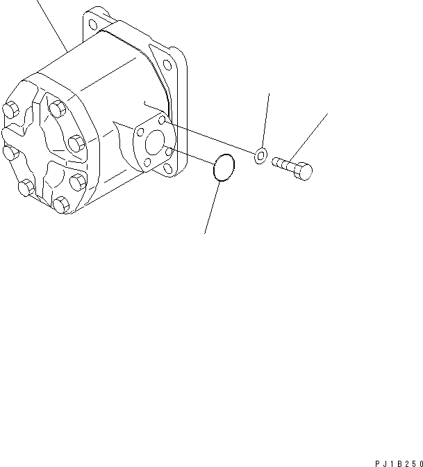 Pipelayers Komatsu / D355C-3 S/N 14263-UP (SA6D140-2 Eng. Installed (-30cent. Spec.))(d355c-1c) / COUNTERWEIGHT PUMP (COLD WEATHER (A) SPEC.)(#14413-)(180010 : H0210-01A1)