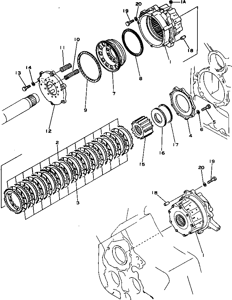 Pipelayers Komatsu / D355C-3 S/N 1800-UP (S6D155-4 Eng. Installed (Chassis only))(d355c-3c) / WINCH BRAKE GROUP(#4001-)(180320 : 1646A) Pipelayers Komatsu / D355C-3 S/N 1800-UP (S6D155-4 Eng. Installed (Chassis only))(d355c-3c) / WINCH BRAKE GROUP(#4001-)(180320 : 1646A)