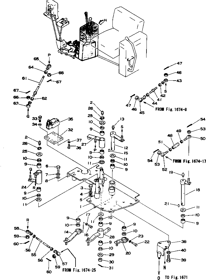 Pipelayers Komatsu / D355C-3 S/N 1800-UP (S6D155-4 Eng. Installed (Chassis only))(d355c-3c) / WINCH CONTROL LEVER (4/5)(#3259-4000)(180620 : 1673) Pipelayers Komatsu / D355C-3 S/N 1800-UP (S6D155-4 Eng. Installed (Chassis only))(d355c-3c) / WINCH CONTROL LEVER (4/5)(#3259-4000)(180620 : 1673)