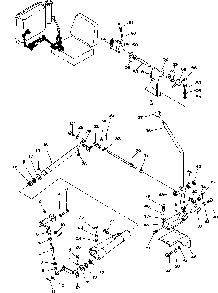 Pipelayers Komatsu / D355C-3 S/N 1800-UP (S6D155-4 Eng. Installed (Chassis only))(d355c-3c) / COUNTER WEIGHT CONTROL LEVER(#3259-4000)(180870 : 1694) Pipelayers Komatsu / D355C-3 S/N 1800-UP (S6D155-4 Eng. Installed (Chassis only))(d355c-3c) / COUNTER WEIGHT CONTROL LEVER(#3259-4000)(180870 : 1694)