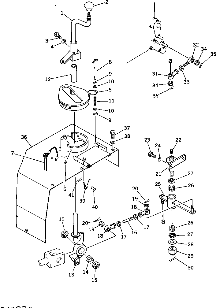 Pipelayers Komatsu / D355C-3 S/N 1800-UP (S6D155-4 Eng. Installed (Chassis only))(d355c-3c) / BLADE CONTROL LEVER LINKAGE (1/2)(#5416-)(210060 : 1706) Pipelayers Komatsu / D355C-3 S/N 1800-UP (S6D155-4 Eng. Installed (Chassis only))(d355c-3c) / BLADE CONTROL LEVER LINKAGE (1/2)(#5416-)(210060 : 1706)