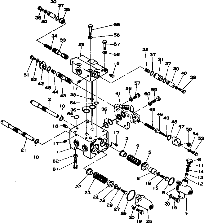 Pipelayers Komatsu / D355C-3 S/N 1800-UP (S6D155-4 Eng. Installed (Chassis only))(d355c-3c) / CONTROL VALVE(#(1001)-)(330150 : 9136A) Pipelayers Komatsu / D355C-3 S/N 1800-UP (S6D155-4 Eng. Installed (Chassis only))(d355c-3c) / CONTROL VALVE(#(1001)-)(330150 : 9136A)