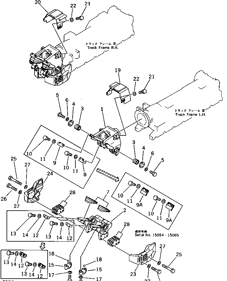 Bulldozers Komatsu / D375A-1 S/N 15001-UP(d375a-1r) / YOKE AND COVER(#15001-15085)(120040 : 4021)