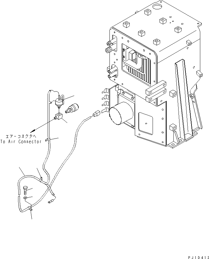 Bulldozers Komatsu / D375A-5D S/N 17743-UP (-50cent. Spec.)(d375a-7c) / DASHBOARD (DUST INDICATOR)(030020 : B0260-01A0)