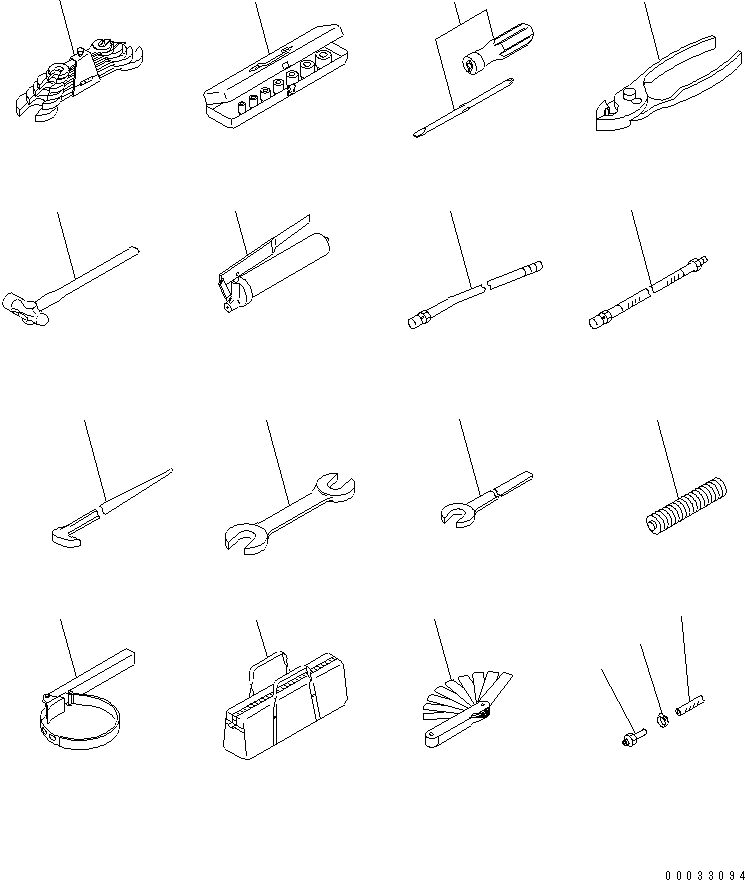 Bulldozers Komatsu / D375A-5D S/N 17743-UP (-50cent. Spec.)(d375a-7c) / TOOL(390030 : V0300-01A1)
