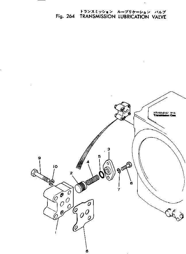 Crawler Loaders Komatsu / D45S-1 S/N 1501-UP(d45s-1c) / TRANSMISSION LUBRICATION VALVE(060190 : 264) Crawler Loaders Komatsu / D45S-1 S/N 1501-UP(d45s-1c) / TRANSMISSION LUBRICATION VALVE(060190 : 264)