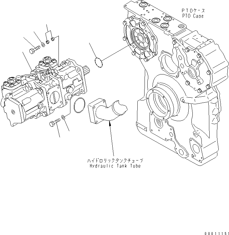 Komatsu parts book diagram for D475A-5 S/N 20001-UP (For Alaska Extreme Cold Terrain Spec.): HYDRAULIC PUMP