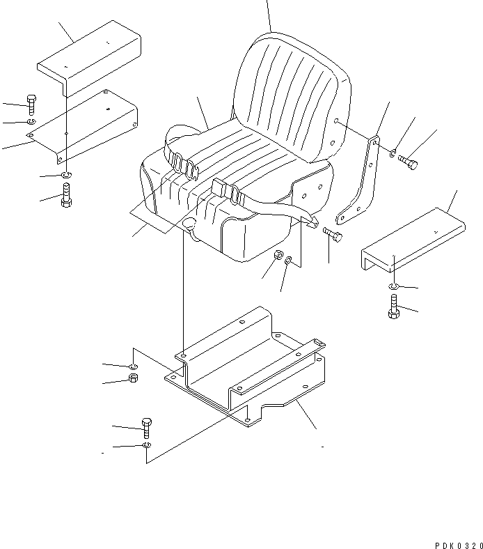 Bulldozers Komatsu / D50A-17 S/N 80001-UP(d50a-17c) / OPERATOR