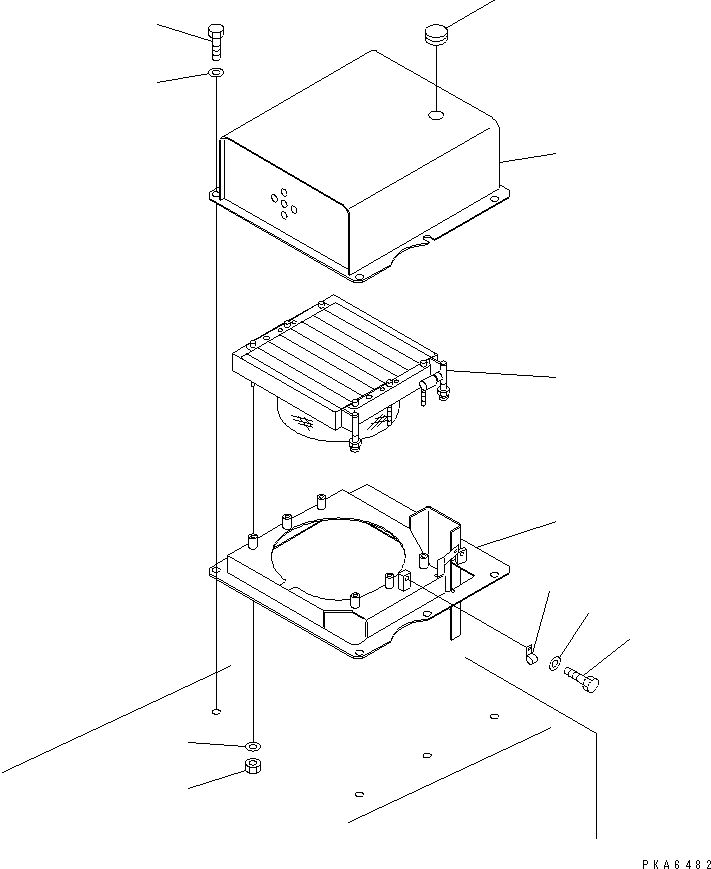 Komatsu parts book diagram for D50P-18 S/N 83001-UP: CAR COOLER AND PIPING (2/3) (WITH STEEL CAB)(#83921-)