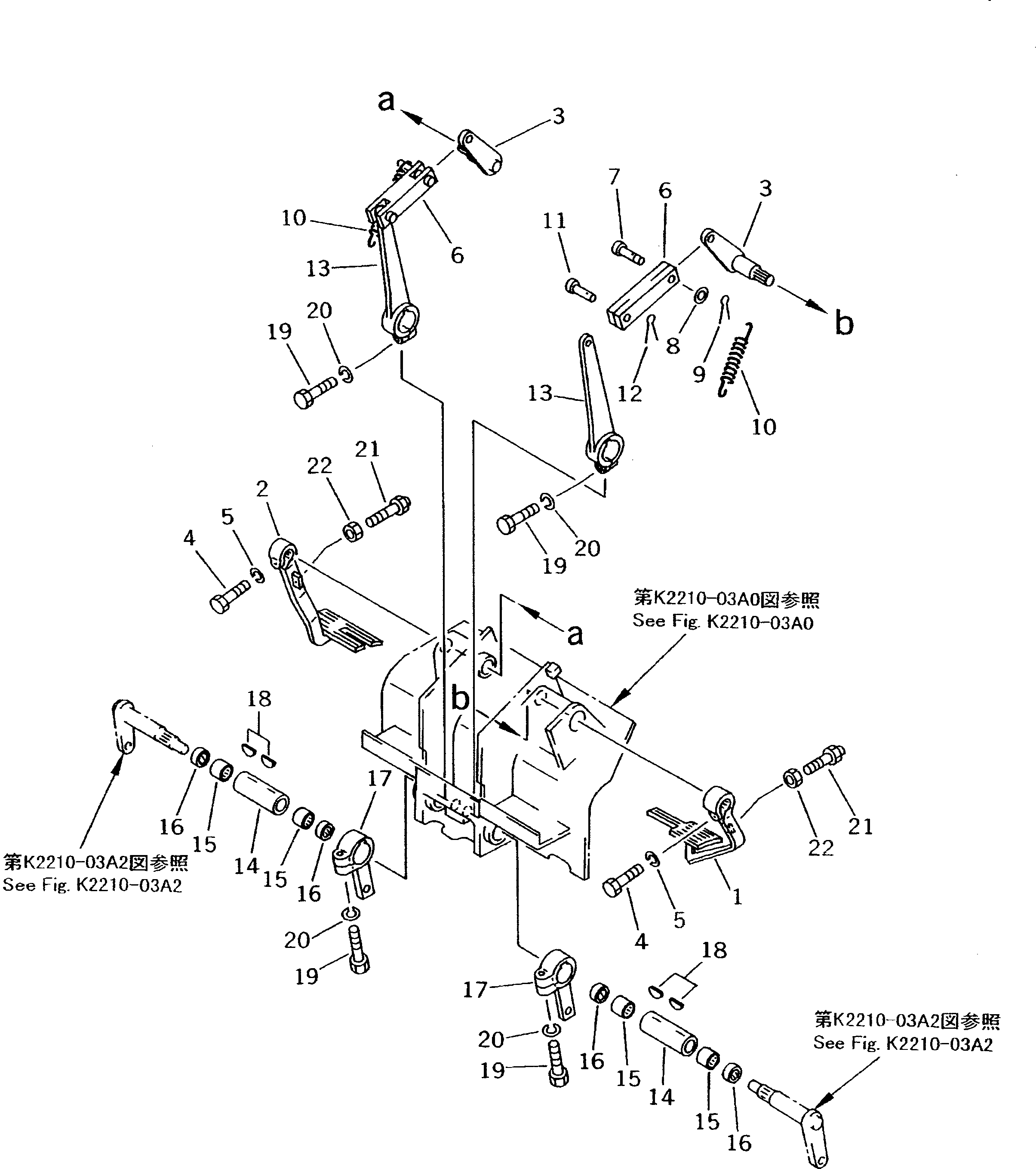 Komatsu parts book diagram for D50P-18 S/N 83001-UP: BRAKE PEDAL