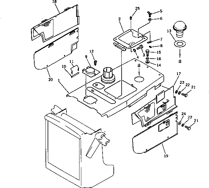 Komatsu parts book diagram for D53P-17 S/N 80001-UP: RECOIL SPRING (FOR REINFORCE)
