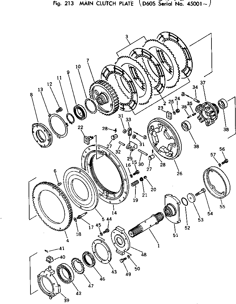 Crawler Loaders Komatsu / D60S-8 S/N 45001-UP(d60s-8c) / MAIN CLUTCH PLATE(060040 : 213) Crawler Loaders Komatsu / D60S-8 S/N 45001-UP(d60s-8c) / MAIN CLUTCH PLATE(060040 : 213)