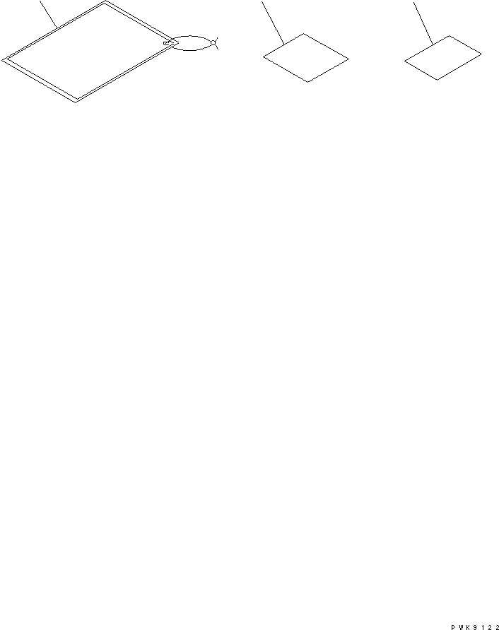 Komatsu parts book diagram for D61EX-12 S/N 1001-UP (Overseas Version): GRAVITY MARKS