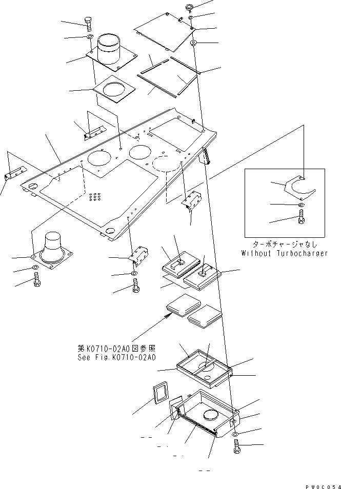 Bulldozers Komatsu / D65E-12-E S/N 60942-UP(d65e-10r) / ENGINE HOOD (WITH CAB) (WITH RAINCAP)(#65001-)(270200 : M2140-01B1)