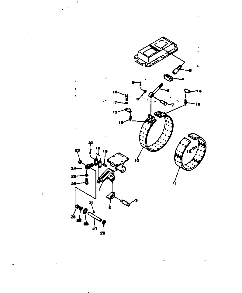 Bulldozers Komatsu / D65E-6 S/N 20295-UP(d65e-6c) / BRAKE (2/2)(090050 : 1308)