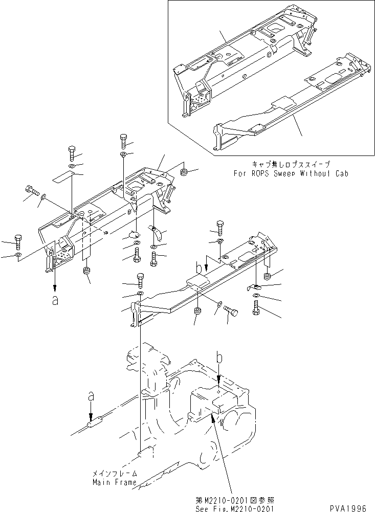 Komatsu parts book diagram for D65EX-12 S/N 60001-60941: FENDER
