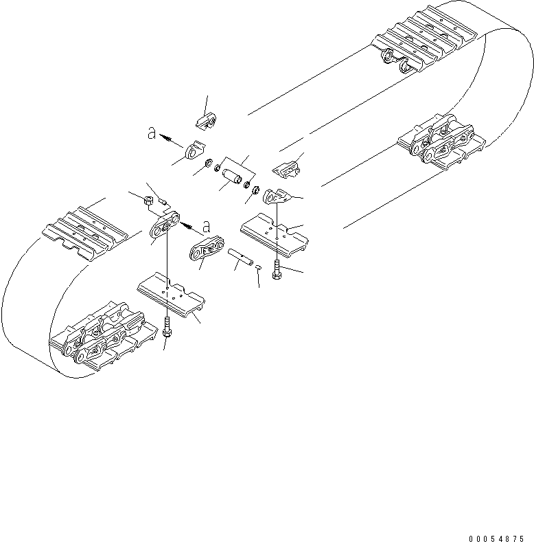Bulldozers Komatsu / D65EX-15 S/N 67001-UP (Overseas Version)(d65ex-4c) / TRACK SHOE (LUBRICATE TYPE) (SINGLE GROUSER) (560MM WIDE)(#67924-)(300120 : R0500-01D1B)