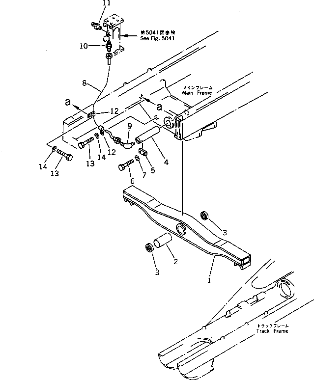 Bulldozers Komatsu / D65P-11 S/N 50001-UP(d65p-11r) / EQUALIZER BAR(150110 : 5301)