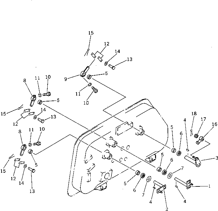 Bulldozers Komatsu / D65P-11 S/N 50001-UP(d65p-11r) / HYDRAULIC TANK AND FILTER (2/2) (FOR AUX. FARMING TOOL)(180040 : 6016)