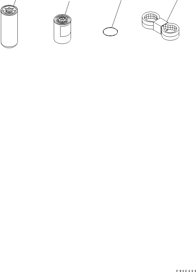 Bulldozers Komatsu / D65P-12 S/N 60001-60883(d65p-12c) / ENGINE SPARE PARTS (EC SPEC.)(#60001-)(030020 : B0000-03A1)