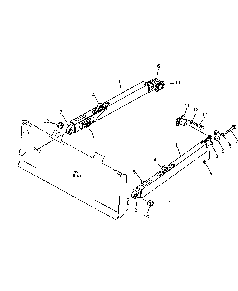 Bulldozers Komatsu / D65P-12 S/N 60001-60883(d65p-12c) / STRAIGHT FRAME(330010 : T2110-0101)