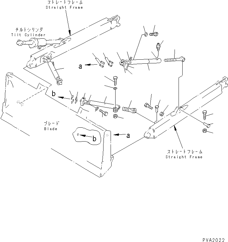 Bulldozers Komatsu / D65P-12 S/N 60001-60883(d65p-12c) / ARM AND BRACE (TILT DOZER)(330030 : T2115-0101)