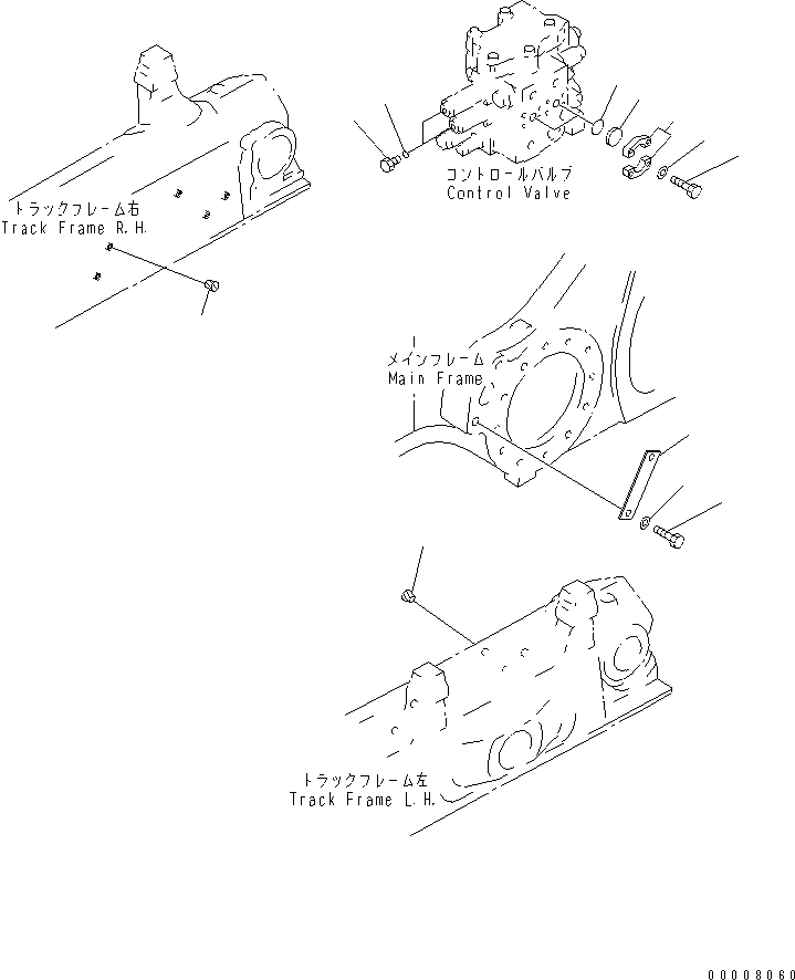 Komatsu parts book diagram for D65PX-12 S/N 60884-UP (S6D125E-2 (Emission) Eng. Installed): ANGLE PLUG