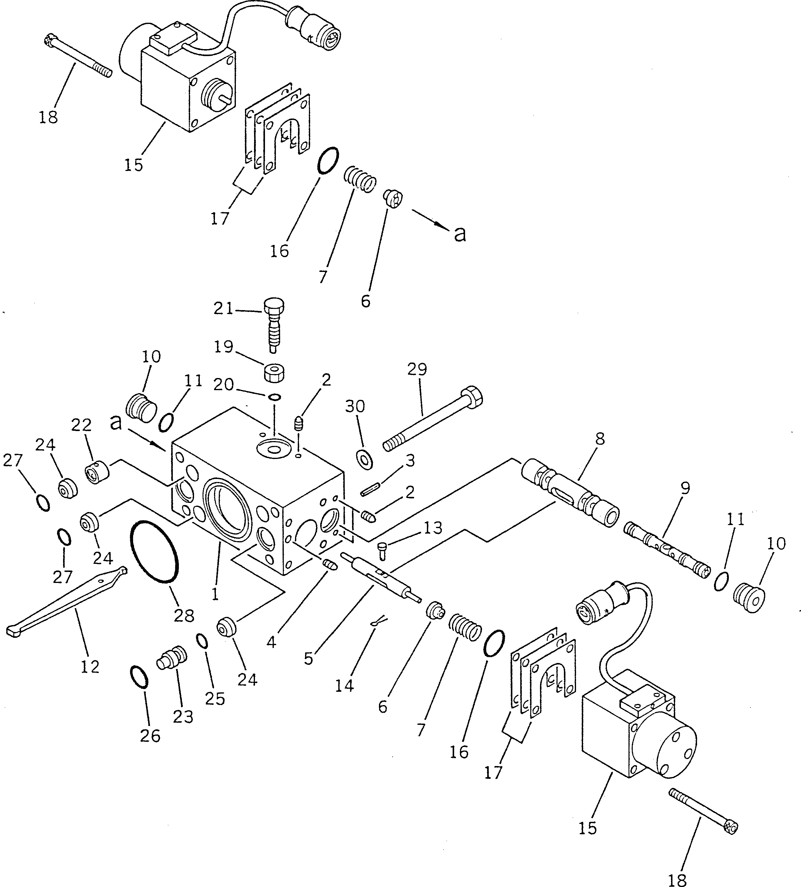 Crawler Loaders Komatsu / D66S-1 S/N 1001-UP(d66s-1r) / SERVO VALVE¤ L.H. (FOR PUMP)(060110 : 234) Crawler Loaders Komatsu / D66S-1 S/N 1001-UP(d66s-1r) / SERVO VALVE¤ L.H. (FOR PUMP)(060110 : 234)