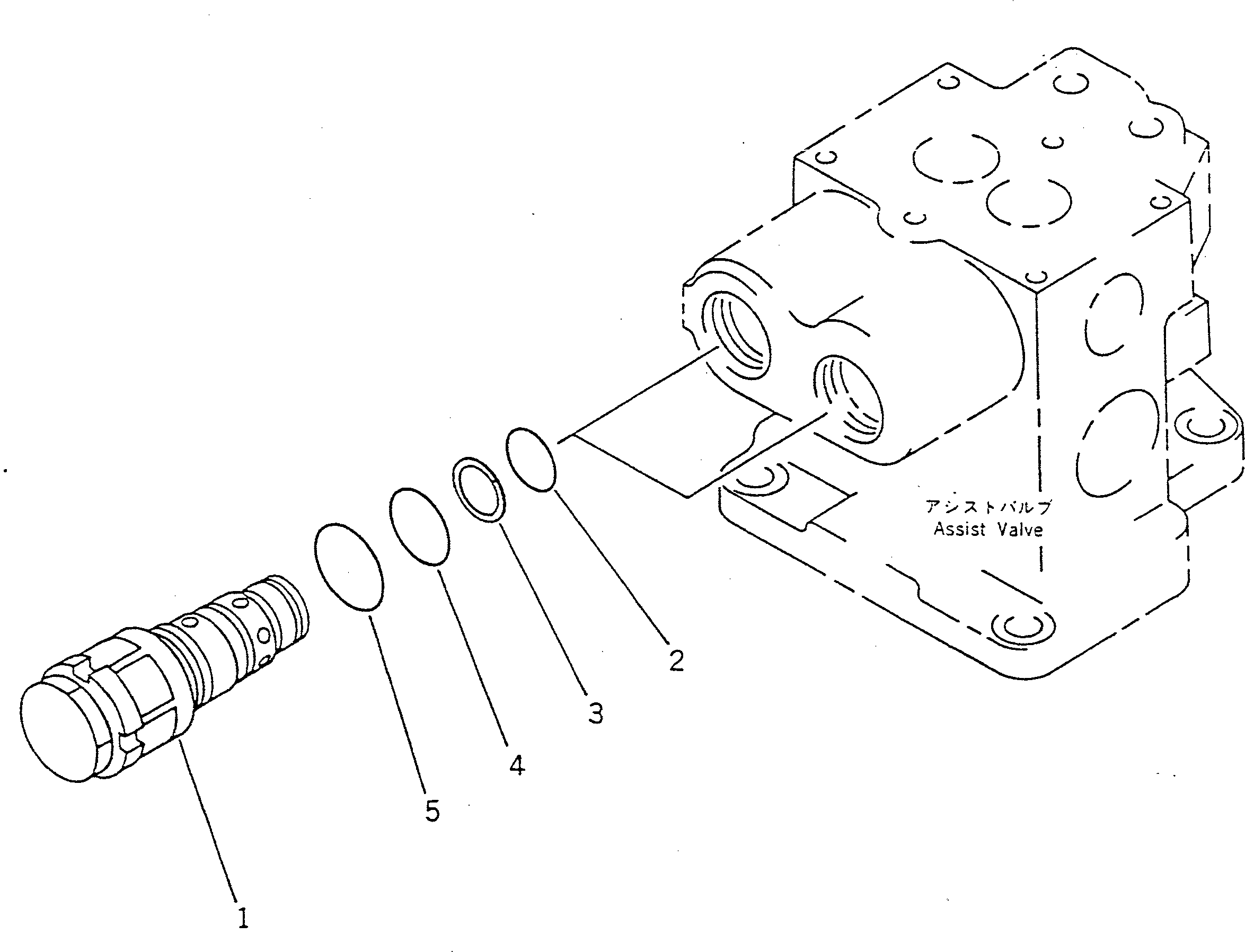 Crawler Loaders Komatsu / D66S-1 S/N 1001-UP(d66s-1r) / HIGH PRESSURE RELIEF VALVE¤ L.H.(060160 : 239) Crawler Loaders Komatsu / D66S-1 S/N 1001-UP(d66s-1r) / HIGH PRESSURE RELIEF VALVE¤ L.H.(060160 : 239)