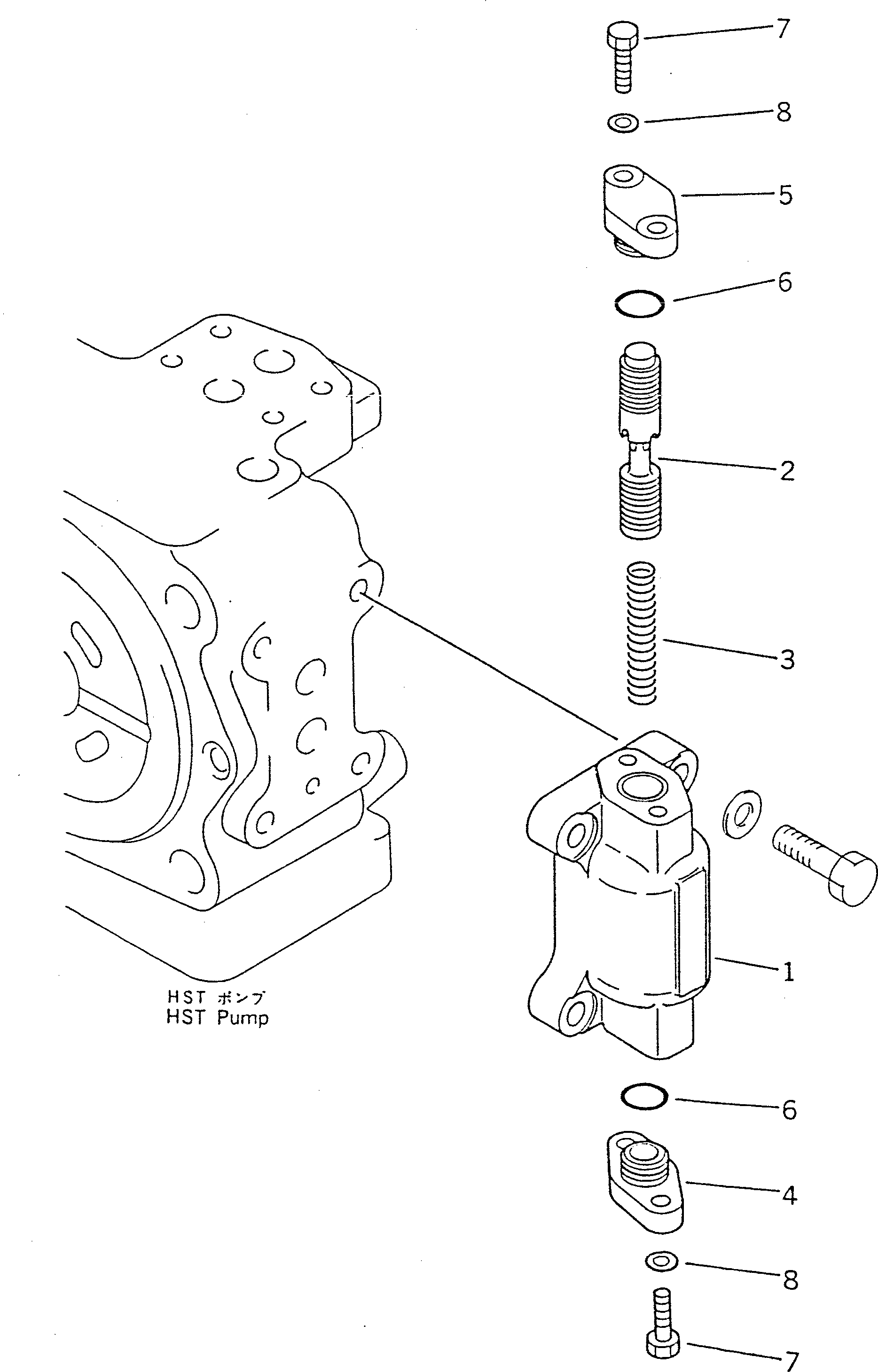 Crawler Loaders Komatsu / D66S-1 S/N 1001-UP(d66s-1r) / NEUTRAL BYPASS VALVE¤ L.H.(060180 : 242) Crawler Loaders Komatsu / D66S-1 S/N 1001-UP(d66s-1r) / NEUTRAL BYPASS VALVE¤ L.H.(060180 : 242)
