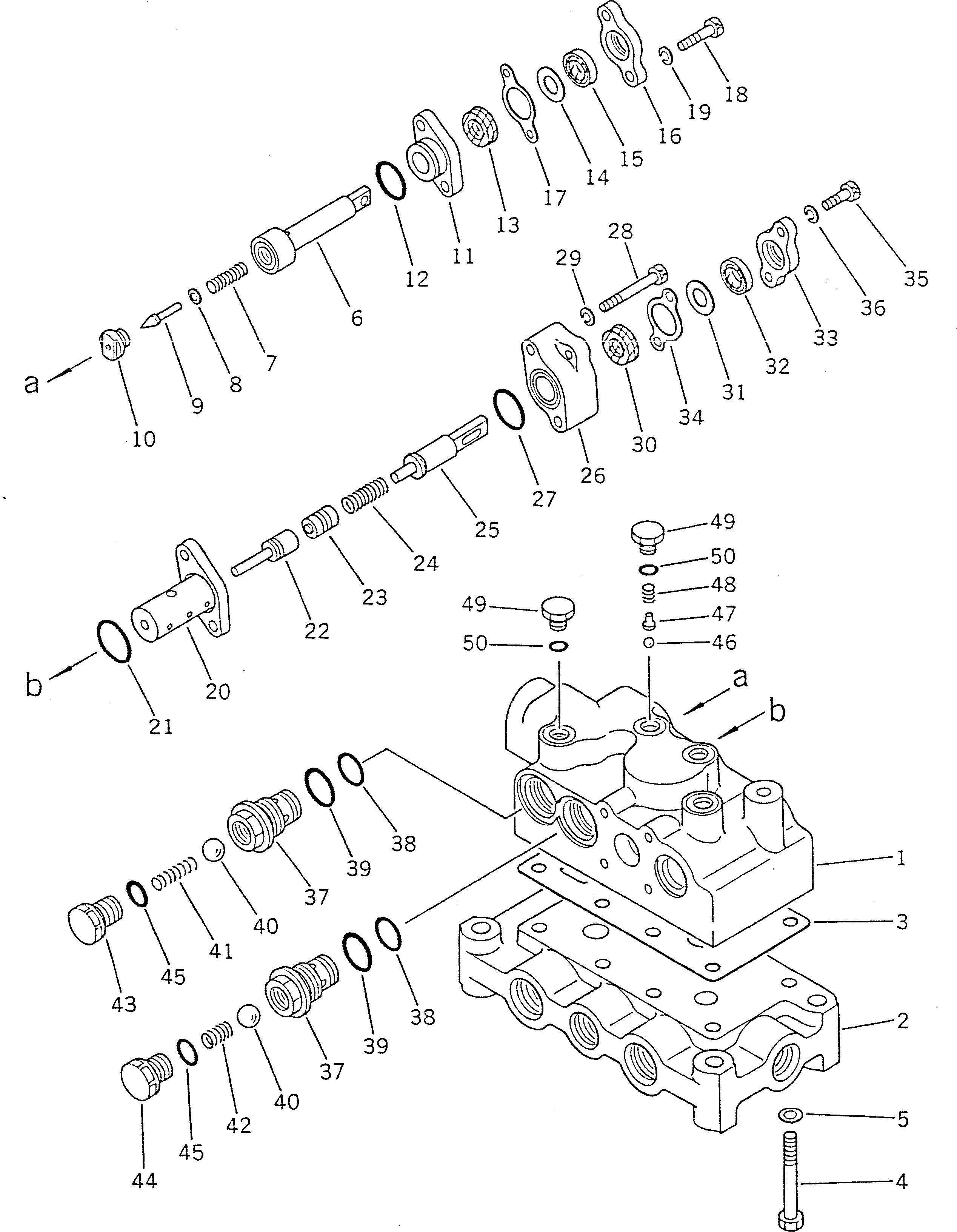Crawler Loaders Komatsu / D66S-1 S/N 1001-UP(d66s-1r) / BRAKE VALVE (1/2)(060360 : 275) Crawler Loaders Komatsu / D66S-1 S/N 1001-UP(d66s-1r) / BRAKE VALVE (1/2)(060360 : 275)