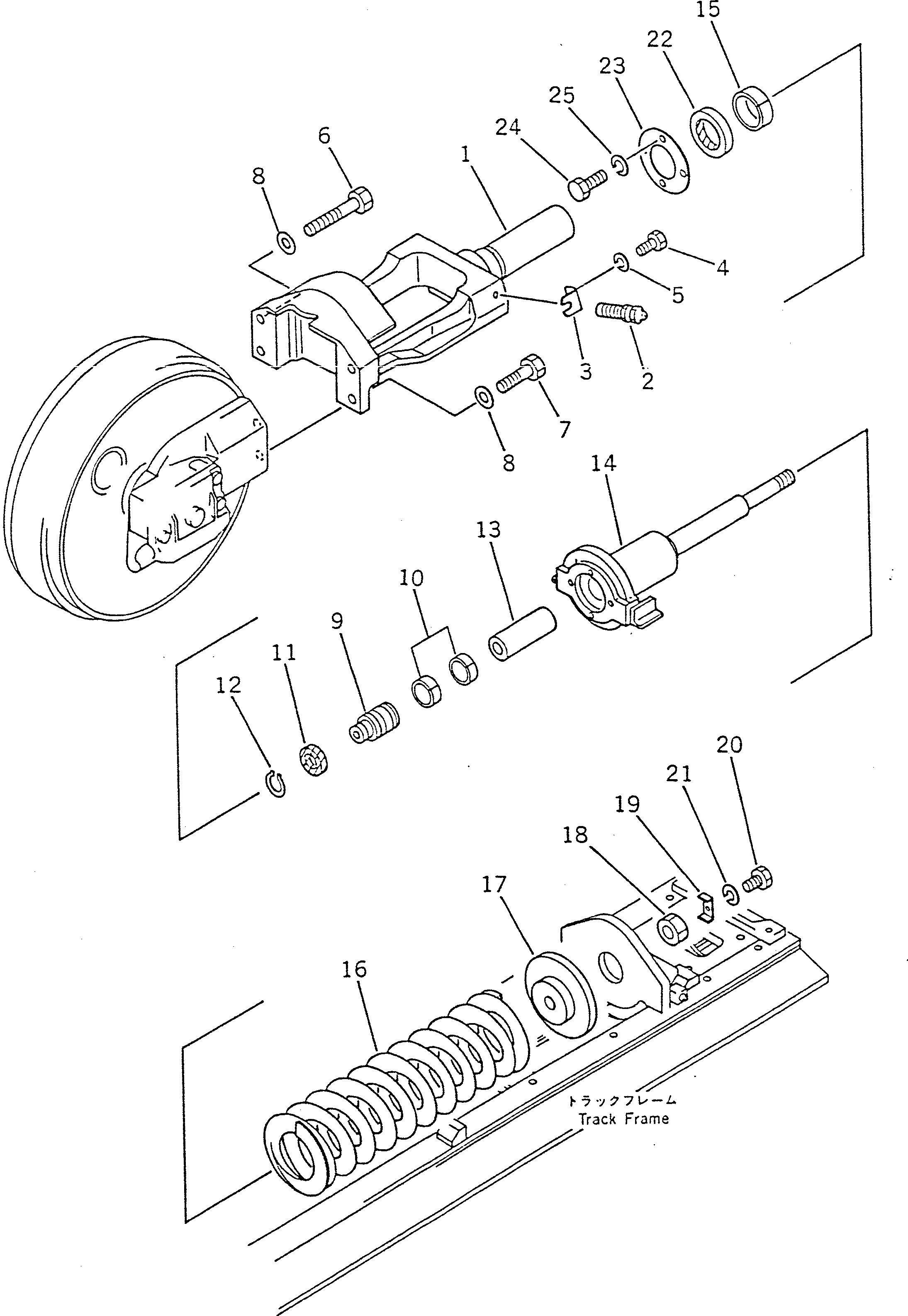 Crawler Loaders Komatsu / D66S-1 S/N 1001-UP(d66s-1r) / RECOIL SPRING(120030 : 411) Crawler Loaders Komatsu / D66S-1 S/N 1001-UP(d66s-1r) / RECOIL SPRING(120030 : 411)