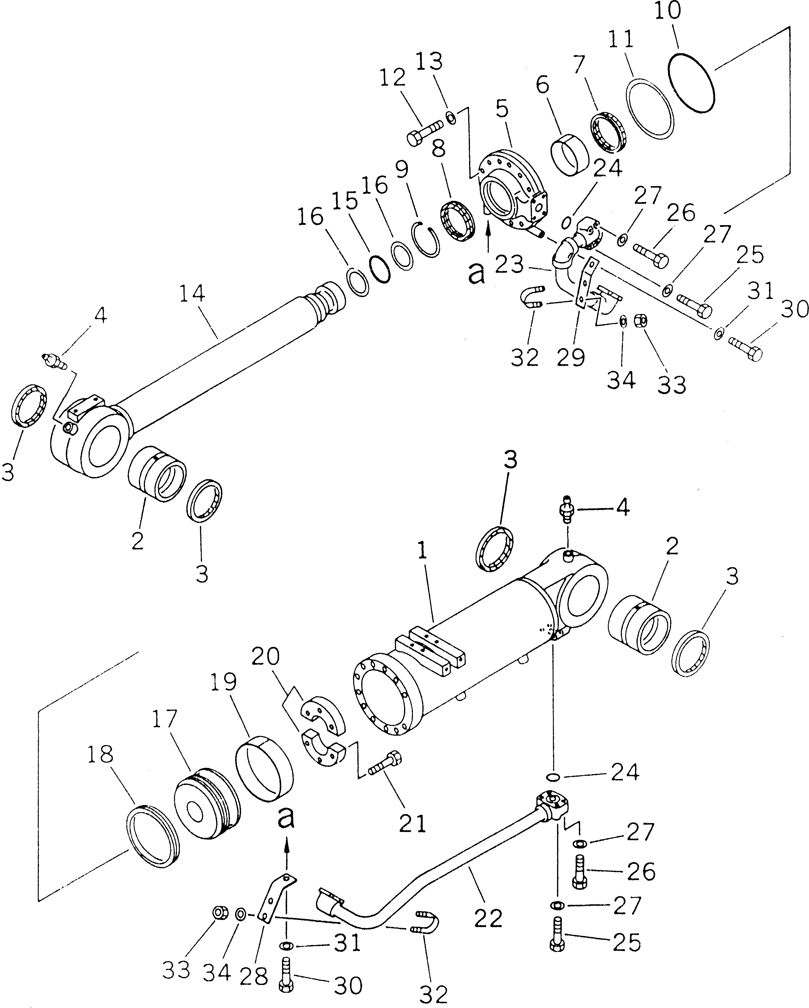 Crawler Loaders Komatsu / D66S-1 S/N 1001-UP(d66s-1r) / BUCKET DUMP CYLINDER(#1782-)(180130 : 632A) Crawler Loaders Komatsu / D66S-1 S/N 1001-UP(d66s-1r) / BUCKET DUMP CYLINDER(#1782-)(180130 : 632A)