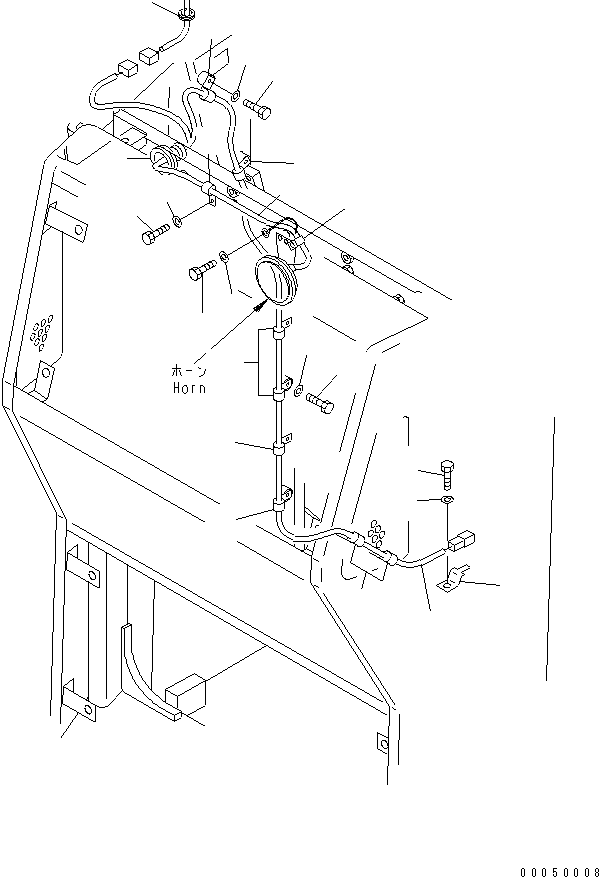 Crawler Loaders Komatsu / D68ESS-12 S/N 1001-UP (Overseas Version)(d68ess-c) / VEHICLE WIRING (MAIN FRAME WIRING)(120030 : E0200-01A0)
