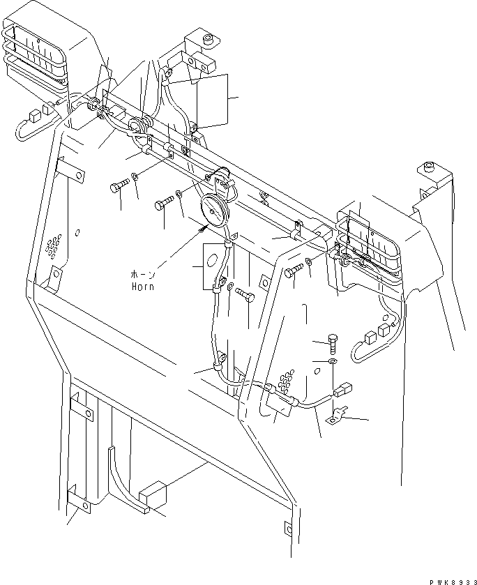 Crawler Loaders Komatsu / D68ESS-12 S/N 1001-UP (Overseas Version)(d68ess-c) / VEHICLE WIRING (MAIN FRAME WIRING) (FOR CHINESE TRIMING)(120040 : E0200-01A1)