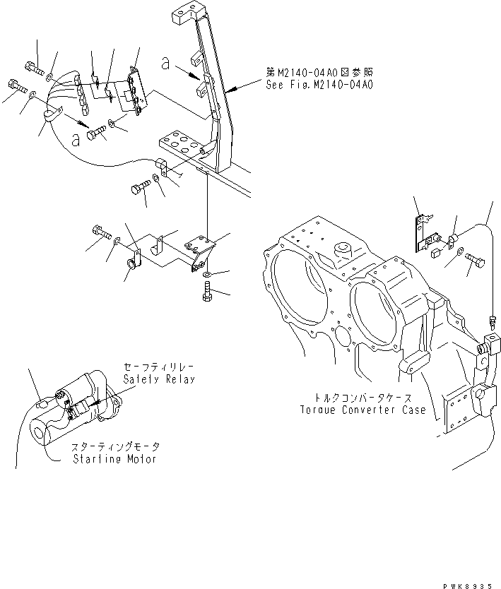 Crawler Loaders Komatsu / D68ESS-12 S/N 1001-UP (Overseas Version)(d68ess-c) / VEHICLE WIRING (SENSOR WIRING ? 1/2) (FOR CHINESE TRIMING)(120080 : E0200-03A1)