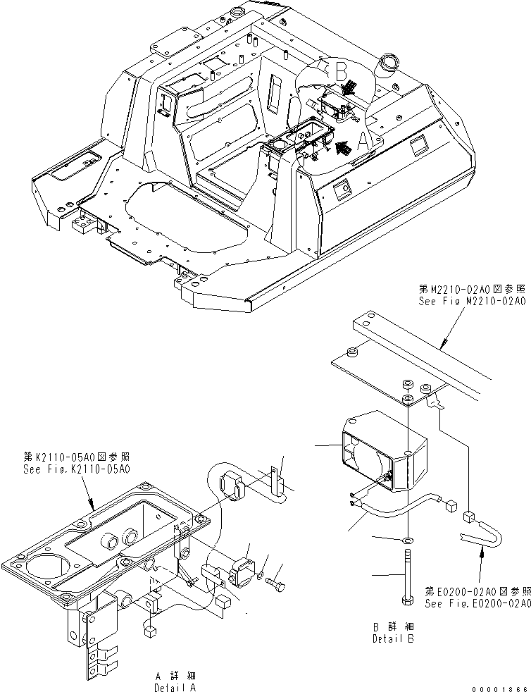Crawler Loaders Komatsu / D68ESS-12 S/N 1001-UP (Overseas Version)(d68ess-c) / BACK-UP ALARM (FOR TRIMMING DOZER)(120200 : E0420-01A0)