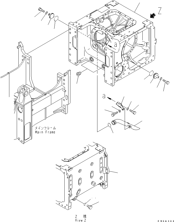 Crawler Loaders Komatsu / D68ESS-12 S/N 1001-UP (Overseas Version)(d68ess-c) / CLUTCH AND BRAKE (STEERING CASE)(150090 : F2300-55A0)