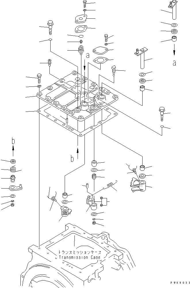 Crawler Loaders Komatsu / D68ESS-12 S/N 1001-UP (Overseas Version)(d68ess-c) / TRANSMISSION (CONTROL VALVE COVER)(150330 : F2320-59A0)