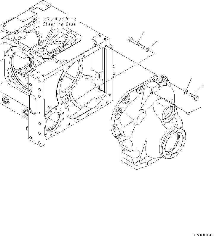 Crawler Loaders Komatsu / D68ESS-12 S/N 1001-UP (Overseas Version)(d68ess-c) / FINAL DRIVE (MOUNT)(150380 : F2380-03A0)