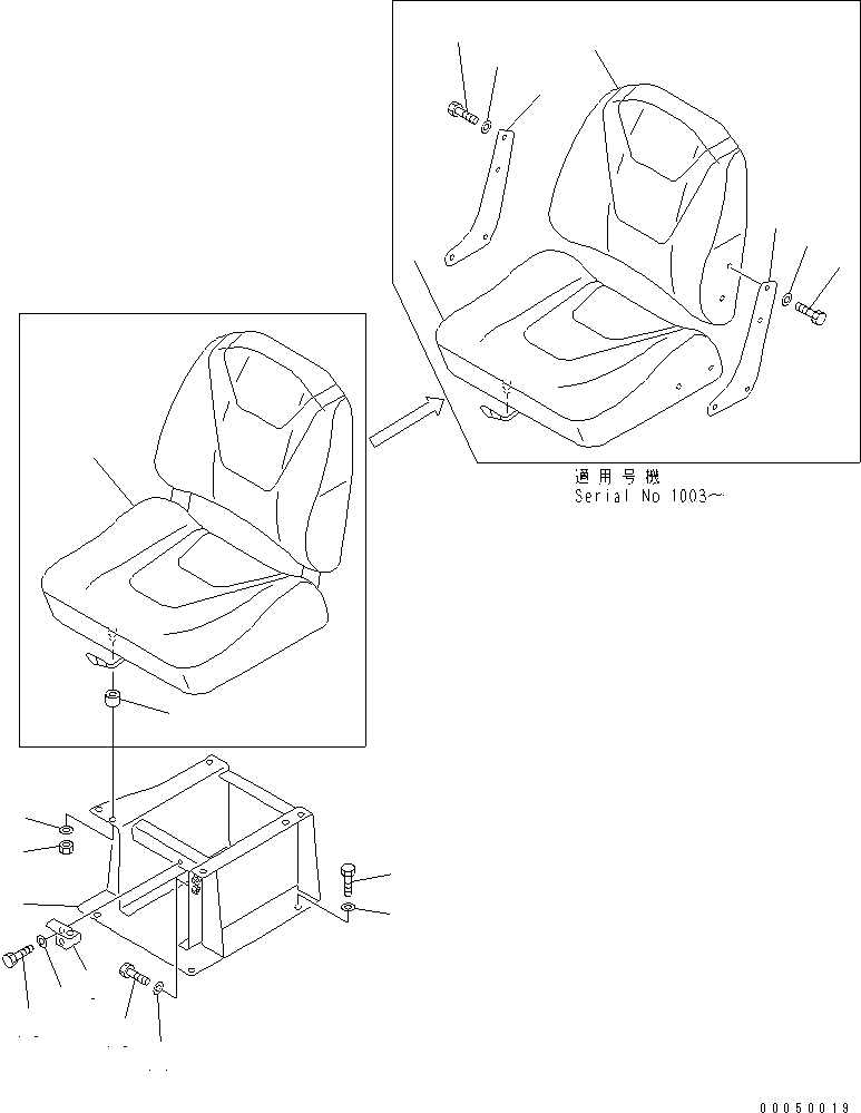 Crawler Loaders Komatsu / D68ESS-12 S/N 1001-UP (Overseas Version)(d68ess-c) / OPERATOR