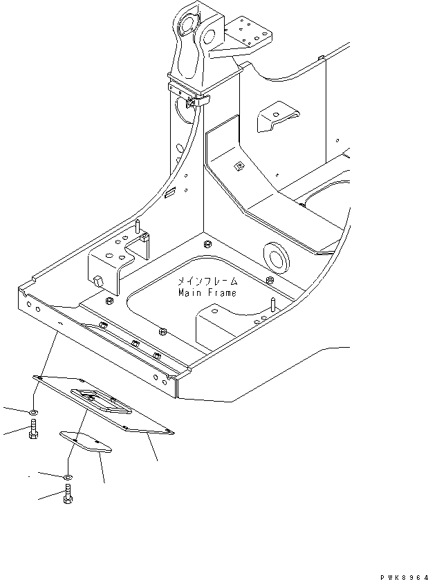 Crawler Loaders Komatsu / D68ESS-12 S/N 1001-UP (Overseas Version)(d68ess-c) / COVER(270280 : M2811-01A1)