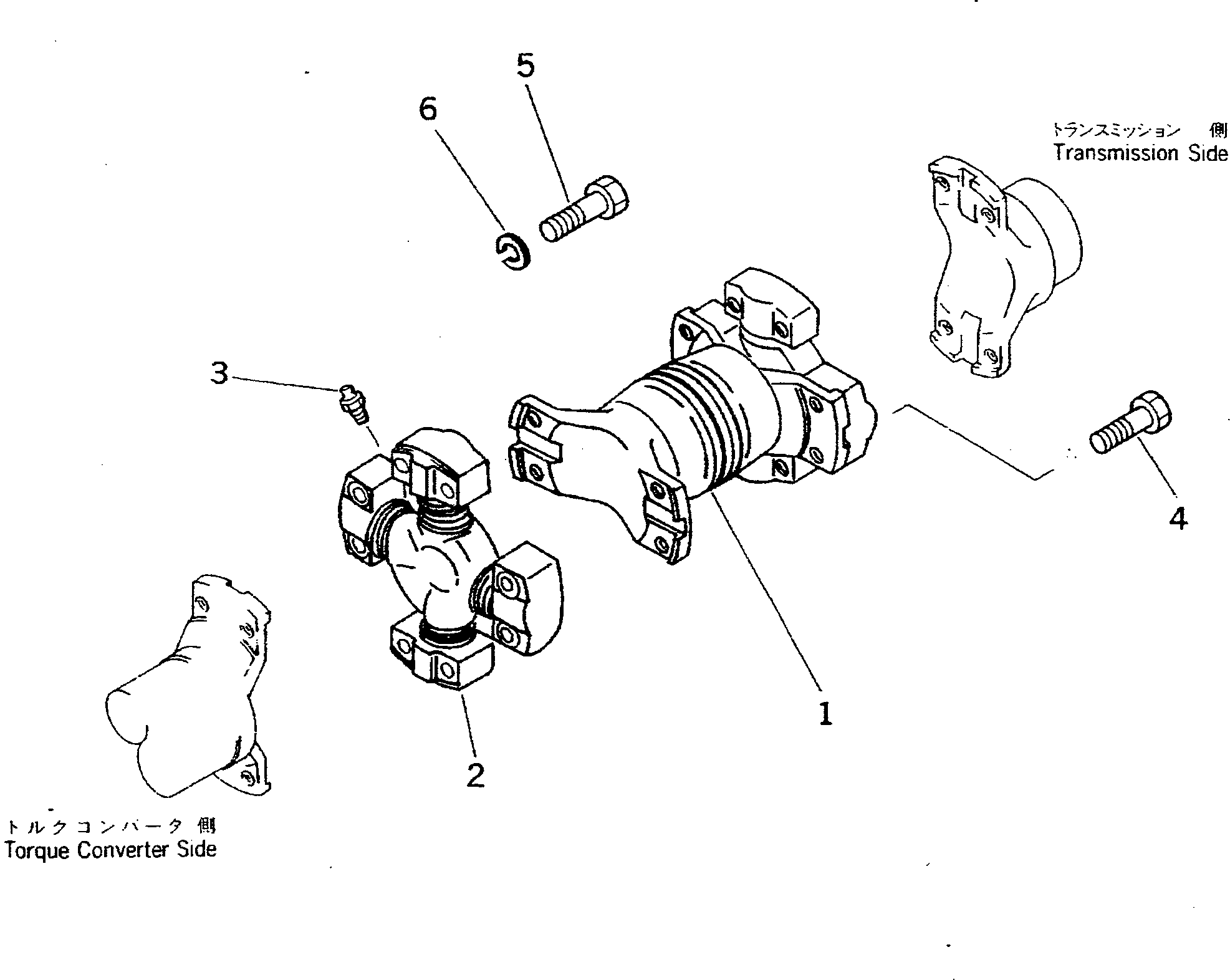 Crawler Loaders Komatsu / D75S-5 S/N 15001-UP(d75s-5c) / UNIVERSAL JOINT (NOISE SUPPRESSION FOR EC)(#15908-16500)(150020 : F2200-01A1) Crawler Loaders Komatsu / D75S-5 S/N 15001-UP(d75s-5c) / UNIVERSAL JOINT (NOISE SUPPRESSION FOR EC)(#15908-16500)(150020 : F2200-01A1)