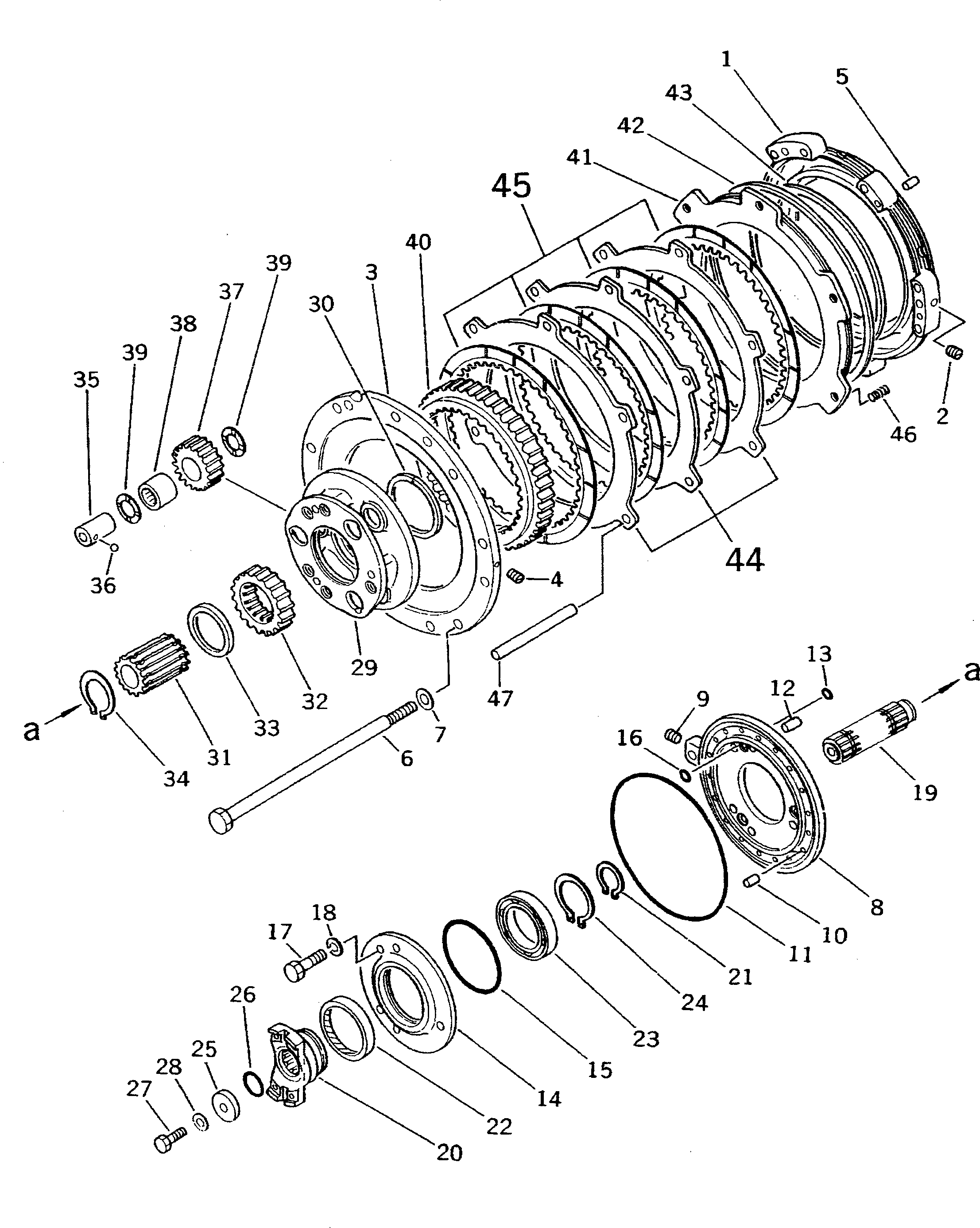 Crawler Loaders Komatsu / D75S-5 S/N 15001-UP(d75s-5c) / FORWARD CLUTCH (NOISE SUPPRESSION FOR EC)(#16449-16500)(150210 : F2320-53B0A) Crawler Loaders Komatsu / D75S-5 S/N 15001-UP(d75s-5c) / FORWARD CLUTCH (NOISE SUPPRESSION FOR EC)(#16449-16500)(150210 : F2320-53B0A)