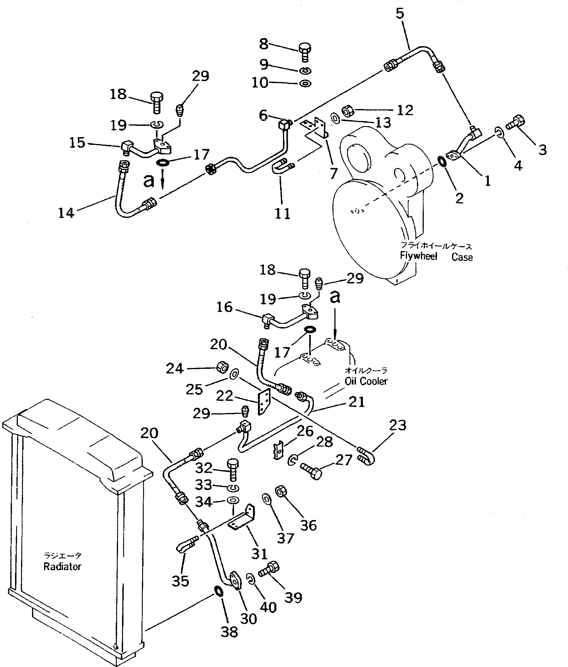Crawler Loaders Komatsu / D75S-5 S/N 15001-UP(d75s-5c) / TRANSMISSION OIL PIPING (2/3) (NOISE SUPPRESSION FOR EC)(#15908-16287)(150530 : F2730-02B0) Crawler Loaders Komatsu / D75S-5 S/N 15001-UP(d75s-5c) / TRANSMISSION OIL PIPING (2/3) (NOISE SUPPRESSION FOR EC)(#15908-16287)(150530 : F2730-02B0)