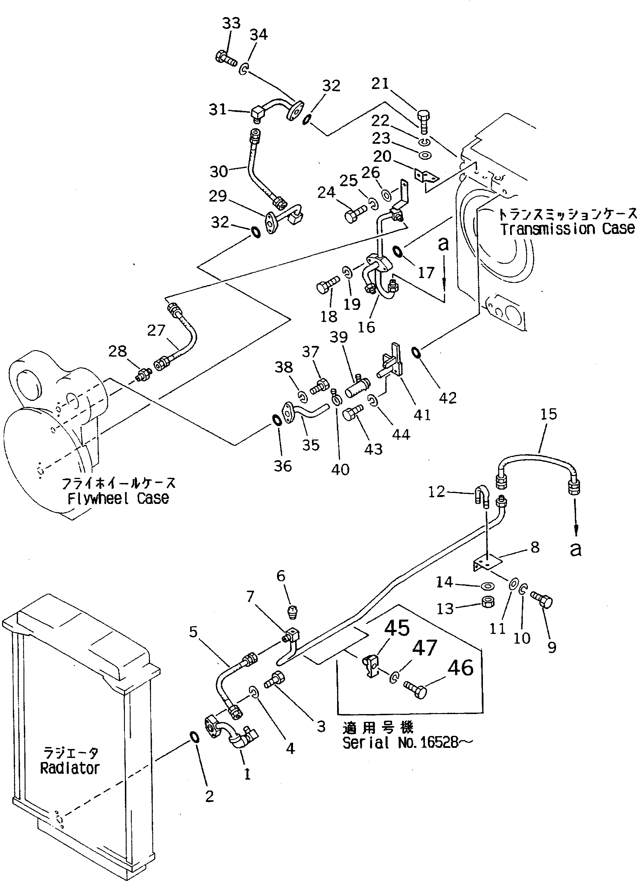 Crawler Loaders Komatsu / D75S-5 S/N 15001-UP(d75s-5c) / TRANSMISSION OIL PIPING (3/3)(150550 : F2730-03A0) Crawler Loaders Komatsu / D75S-5 S/N 15001-UP(d75s-5c) / TRANSMISSION OIL PIPING (3/3)(150550 : F2730-03A0)