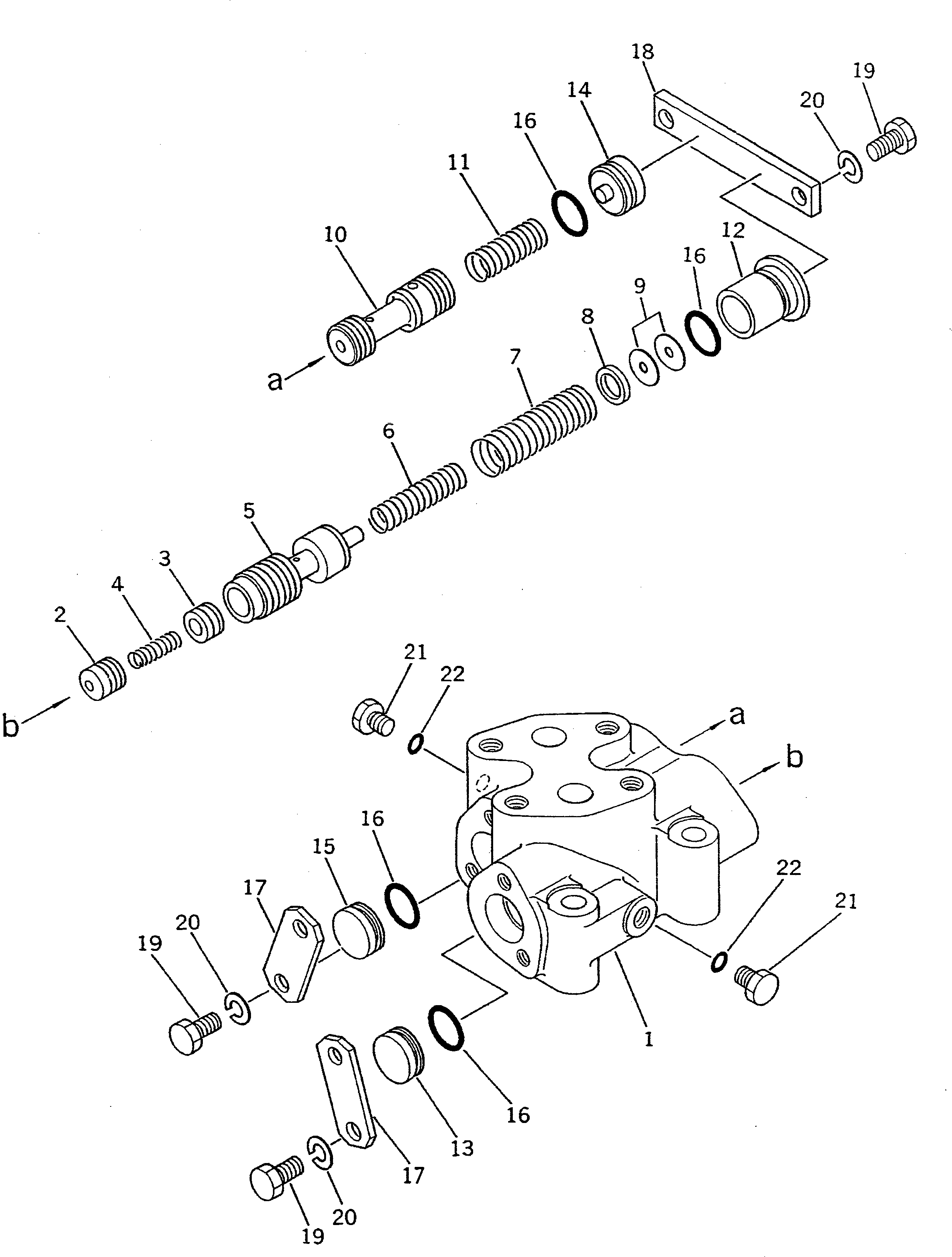 Crawler Loaders Komatsu / D75S-5 S/N 15001-UP(d75s-5c) / RELIEF VALVE(150610 : F2740-04A0) Crawler Loaders Komatsu / D75S-5 S/N 15001-UP(d75s-5c) / RELIEF VALVE(150610 : F2740-04A0)