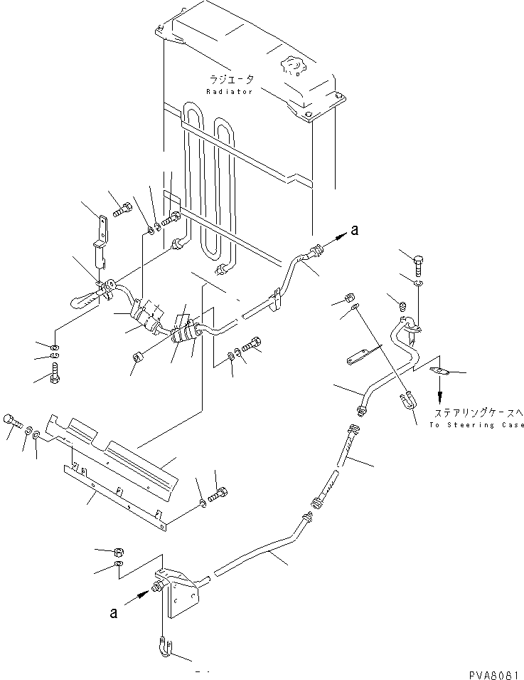 Crawler Loaders Komatsu / D75S-5 S/N 15001-UP(d75s-5c) / OIL COOLER (2/2) (OP)(150660 : F2740-08A0)